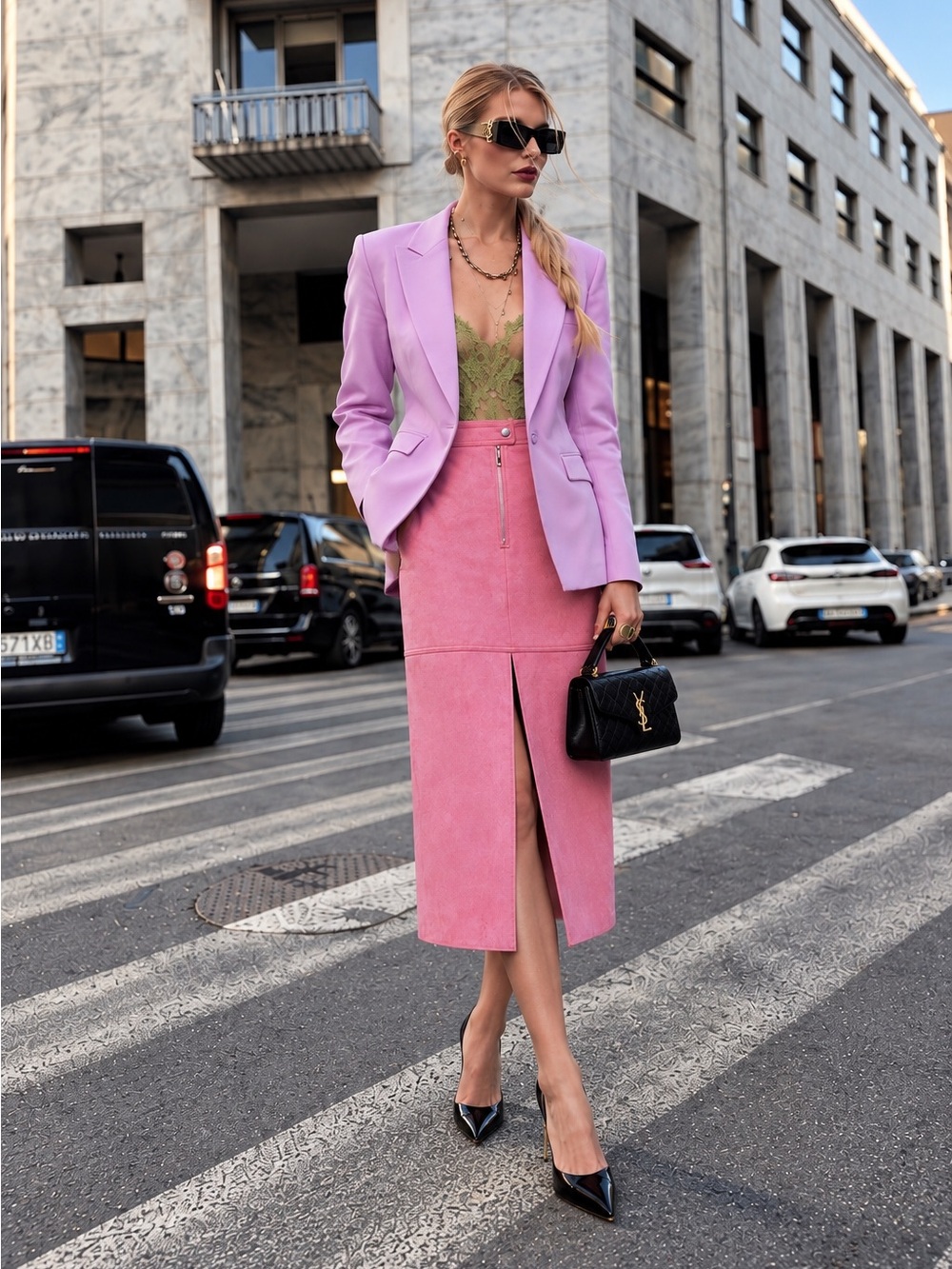 VIRAL FALL TREND  COLOR ZARA NEW FAUX WELT POCKETS SIZE S 
🚨FINAL PRICE